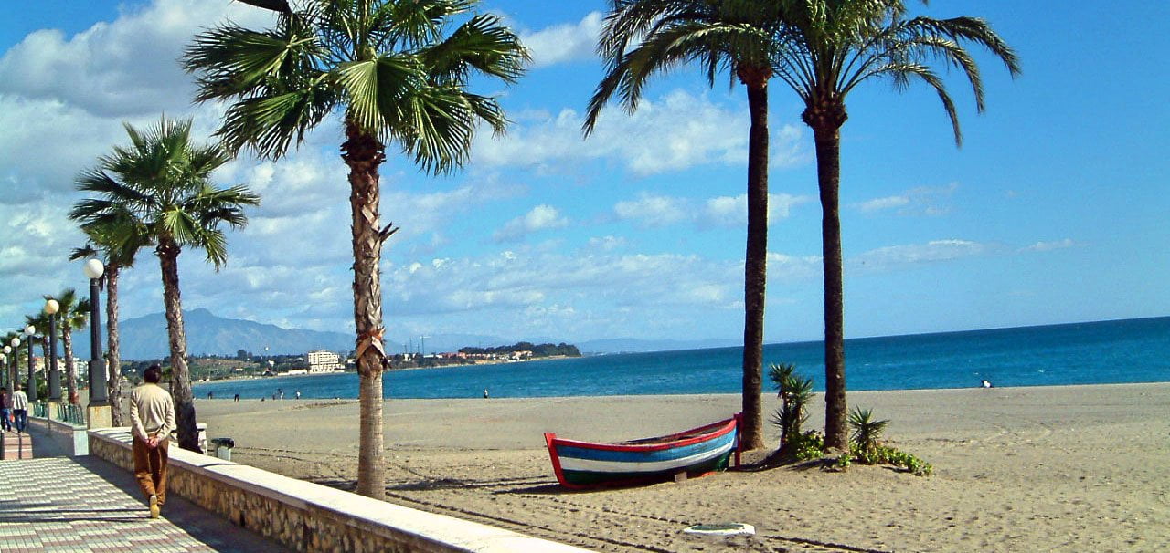 estepona Playa de la Rada Estepona beach long